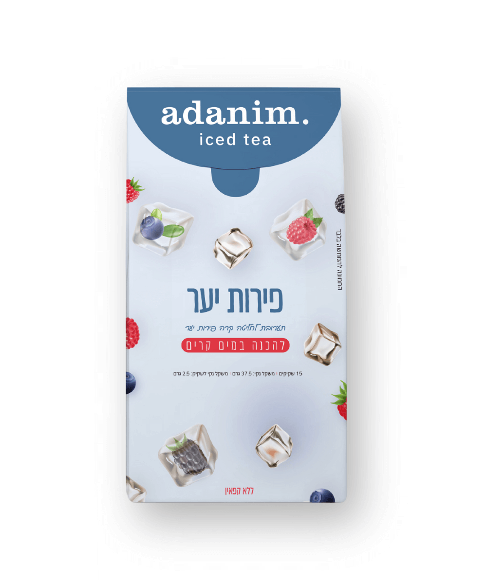 חליטת פירות יער להכנת תה קר